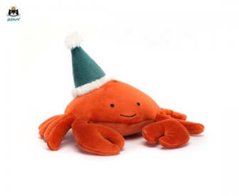 Jellycat 圣诞限量庆典螃蟹（10厘米x16厘米）